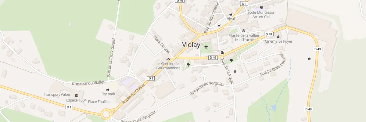 Plan du 5033 Le Bourg Sud à Violay