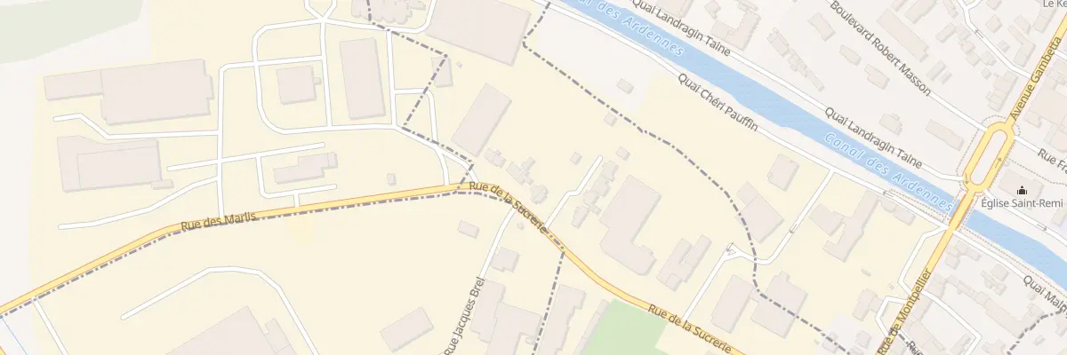 Plan du 40 Rue de la Sucrerie à Sault-lès-Rethel
