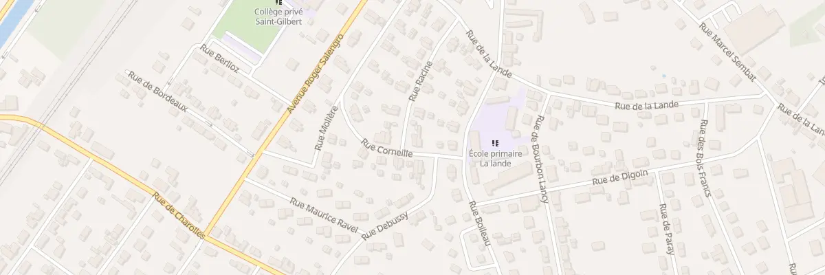 Plan du 9 Rue Corneille à Montceau-les-Mines