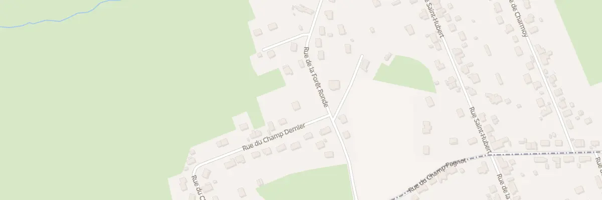 Plan du 199 Rue de la Forêt Ronde à Blanzy