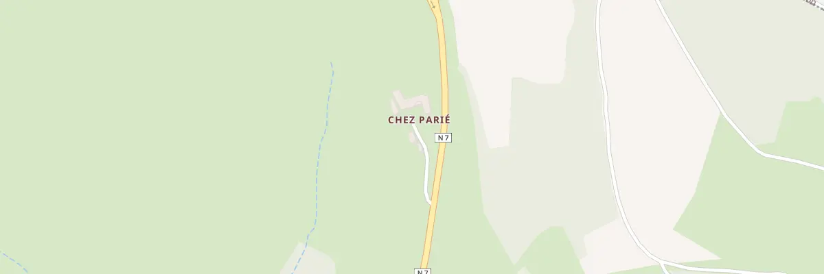 Plan de Chez Parie à Joux