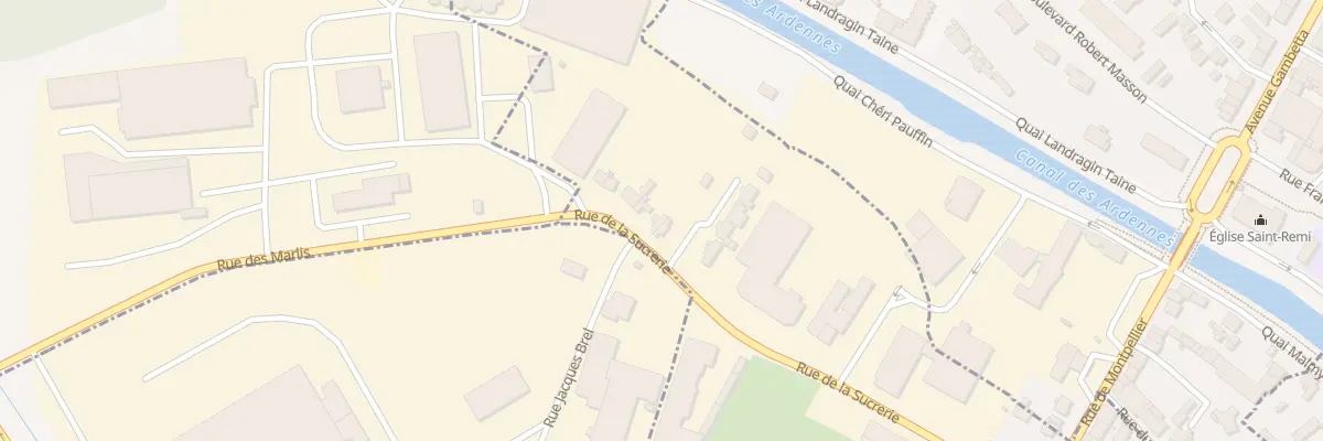 Plan du 38 Rue de la Sucrerie à Sault-lès-Rethel