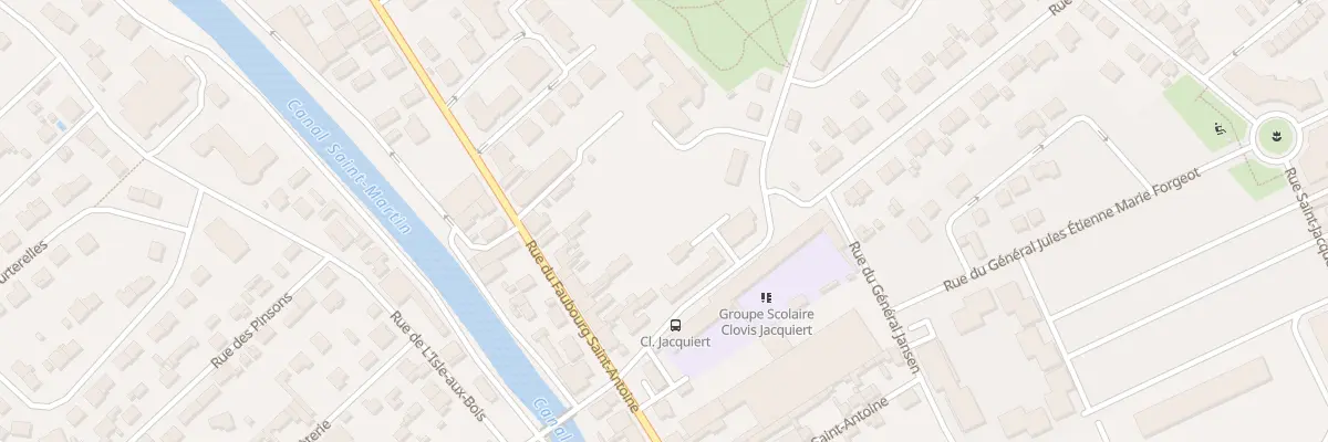 Plan du 74 Rue du Fbg Saint Antoine à Châlons-en-Champagne