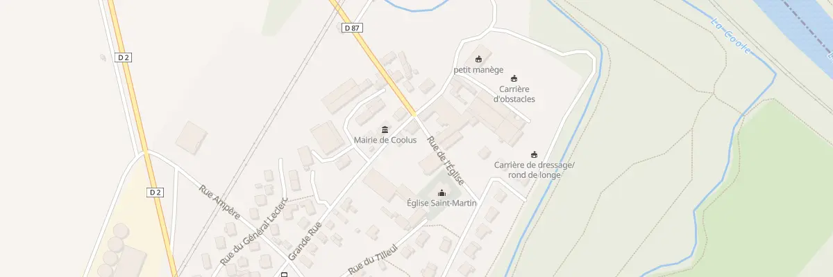 Plan du 1 Gr Grande Rue à Coolus