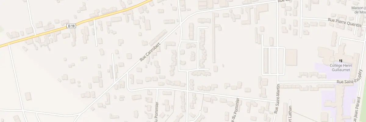 Plan du 13 Rue Saint-Laurent à Mourmelon-le-Grand