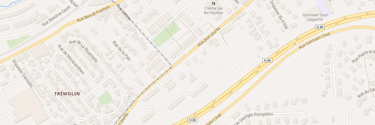 Plan du 39 Rue Jean Jaurès à La Ricamarie