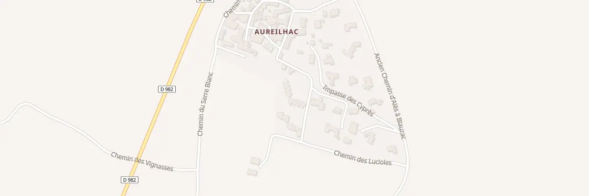 Plan du 2C Che de Bourdic à Arpaillargues-et-Aureillac