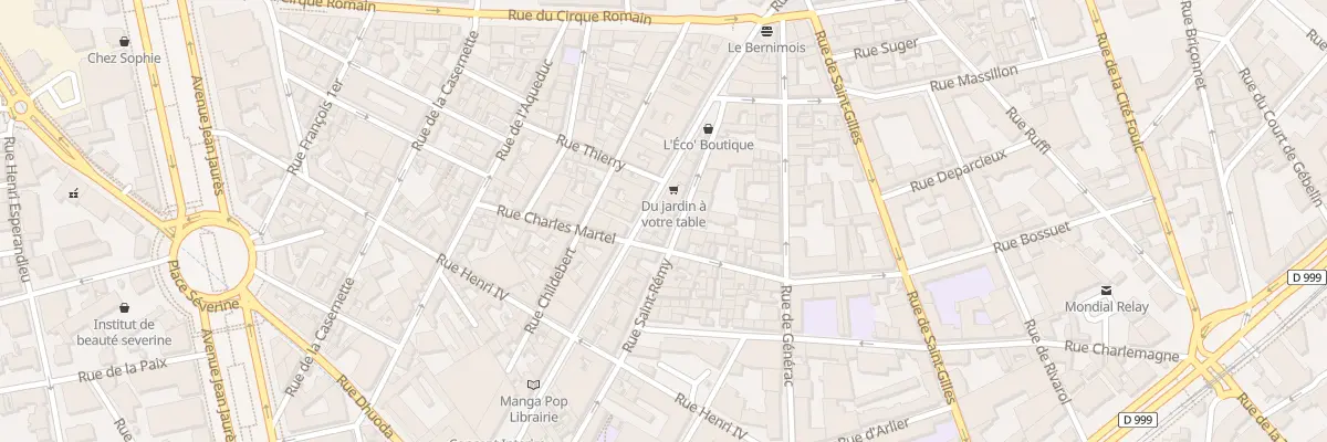 Plan du 47 Rue de la République à Nîmes