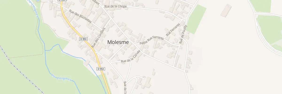 Plan du 44 Rue Saint Robert à Molesme