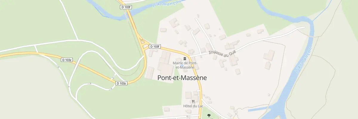 Plan du 4 Rue du Lac à Pont-et-Massène