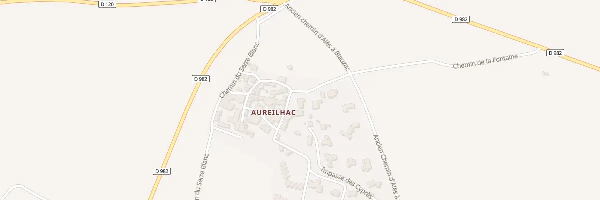 Plan du 5368 Che de la Fontaine à Arpaillargues-et-Aureillac