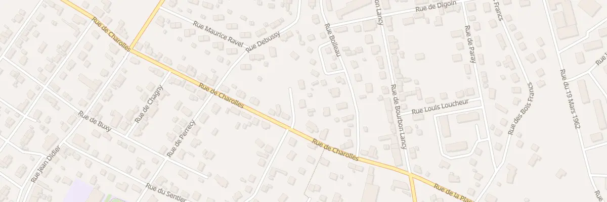 Plan du 63A Rue de Charolles à Montceau-les-Mines