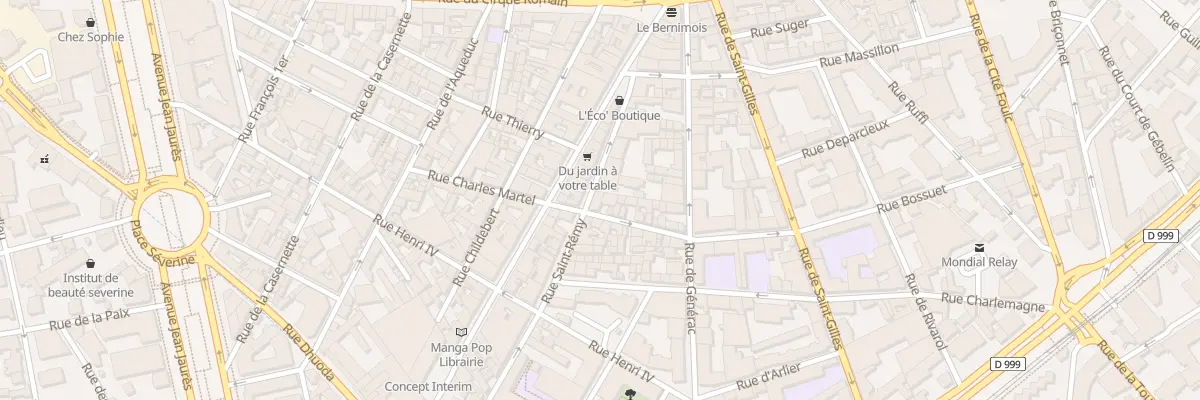 Plan du 19 Rue Saint-Rémy à Nîmes