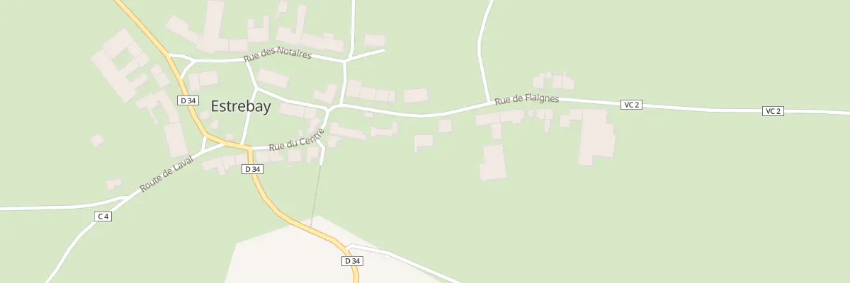 Plan du 4 Rue de Flaignes à Estrebay