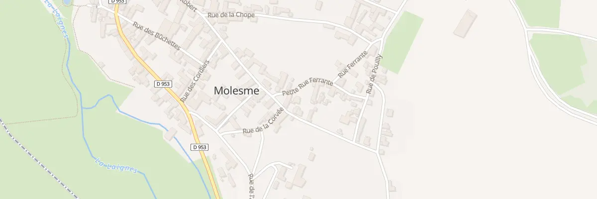 Plan du 46 Rue Saint Robert à Molesme