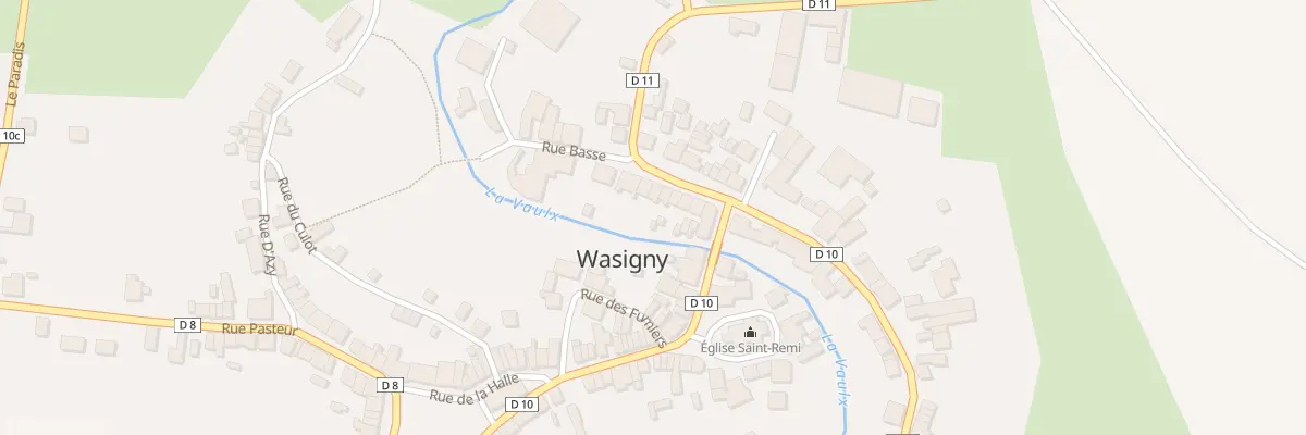 Plan du 23 Rue Anatole France à Wasigny