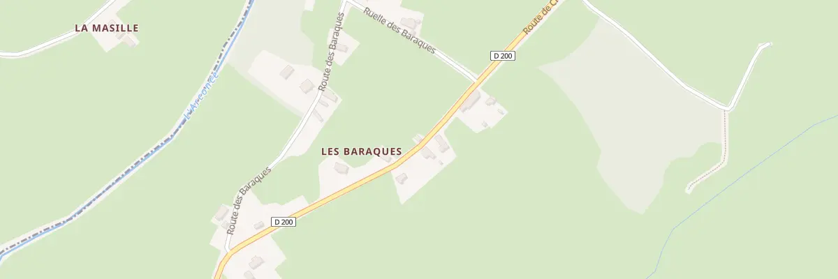 Plan du 5045 Les Baraques à Mornay