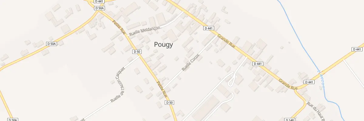 Plan du 4 Rle Cocos à Pougy