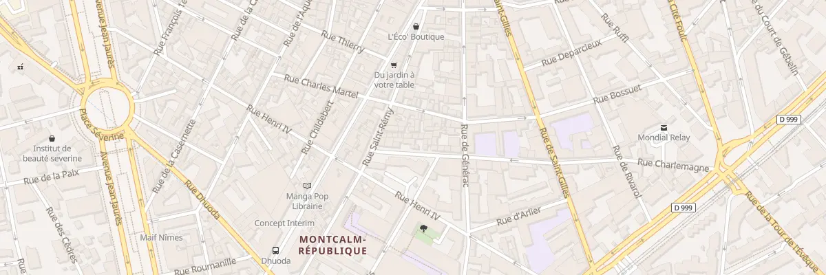 Plan du 29 Rue Saint-Rémy à Nîmes