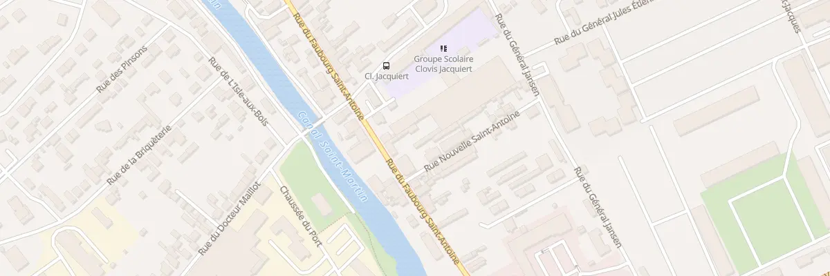 Plan du 52 Rue du Fbg Saint Antoine à Châlons-en-Champagne