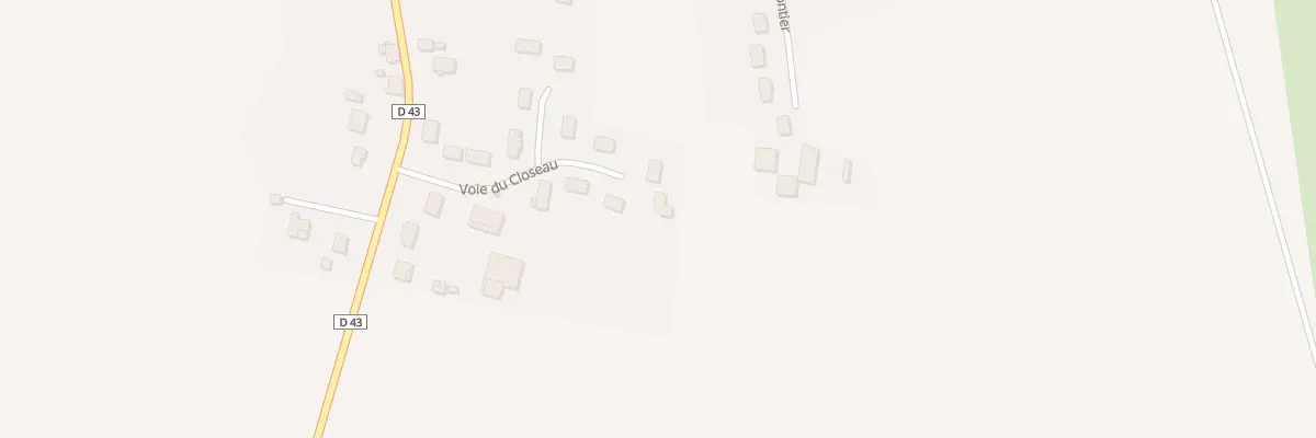 Plan du 8 Vc du Closeau à Briel-sur-Barse