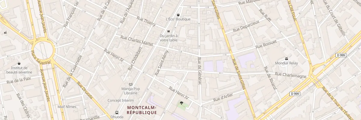 Plan du 141 Rue Charles Martel à Nîmes