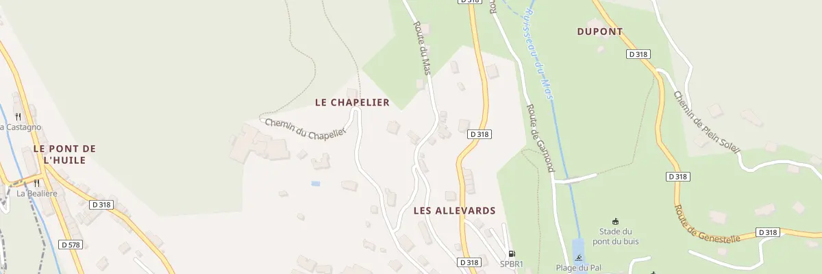 Plan du 5550B Les Allevards à Vallées-d’Antraigues-Asperjoc