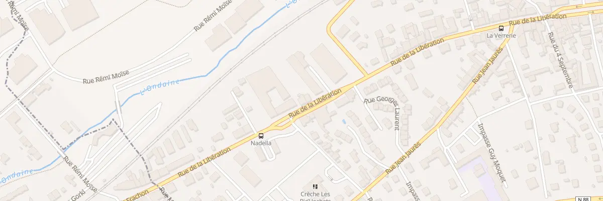 Plan du 70 Rue de la Libération à La Ricamarie