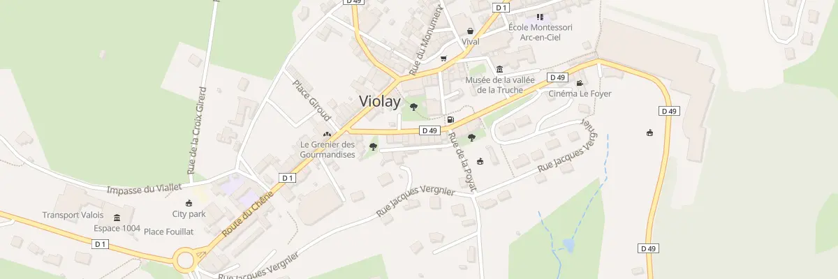 Plan du 5039 Le Bourg Sud à Violay