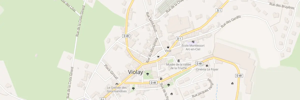 Plan du 5403 Le Bourg Nord à Violay