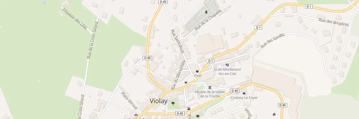 Plan du 5412 Le Bourg Nord à Violay
