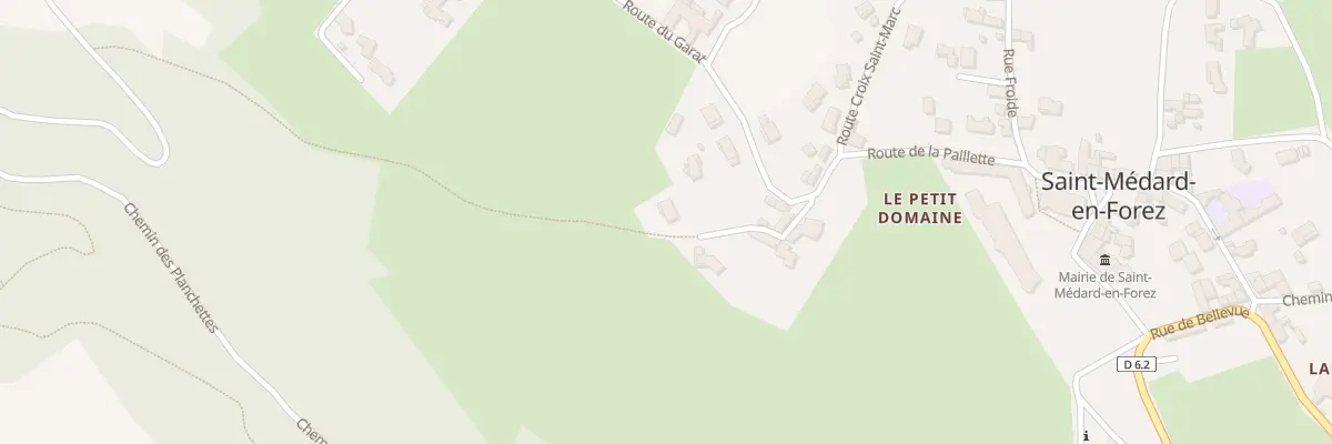 Plan du 98 Che des Côtes Fomond à Saint-Médard-en-Forez