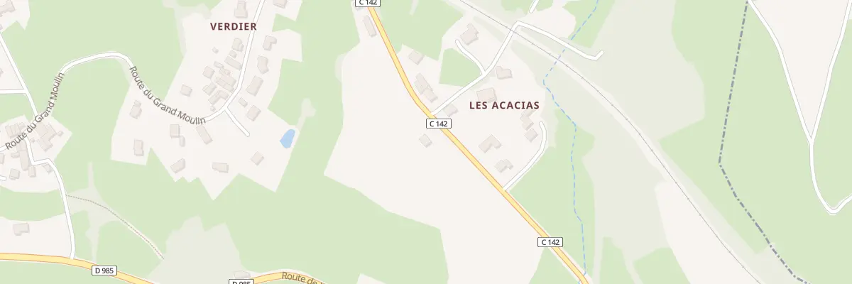 Plan du 430 Rte des Acacias à Chauffailles