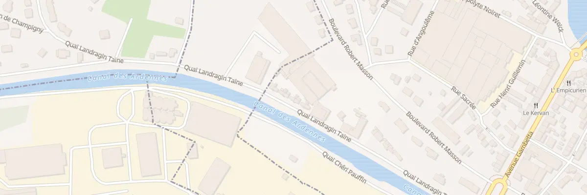 Plan du 26 Quai Landragin Taine à Rethel