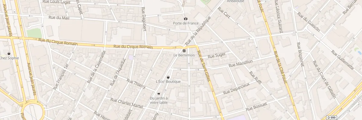 Plan du 29 Rue de la République à Nîmes