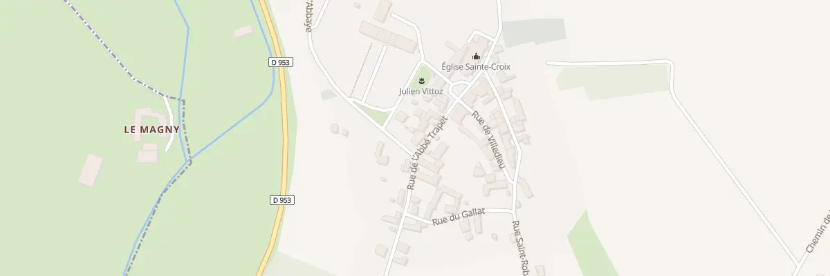 Plan du 8 Rue de l’Abbé Trapet à Molesme