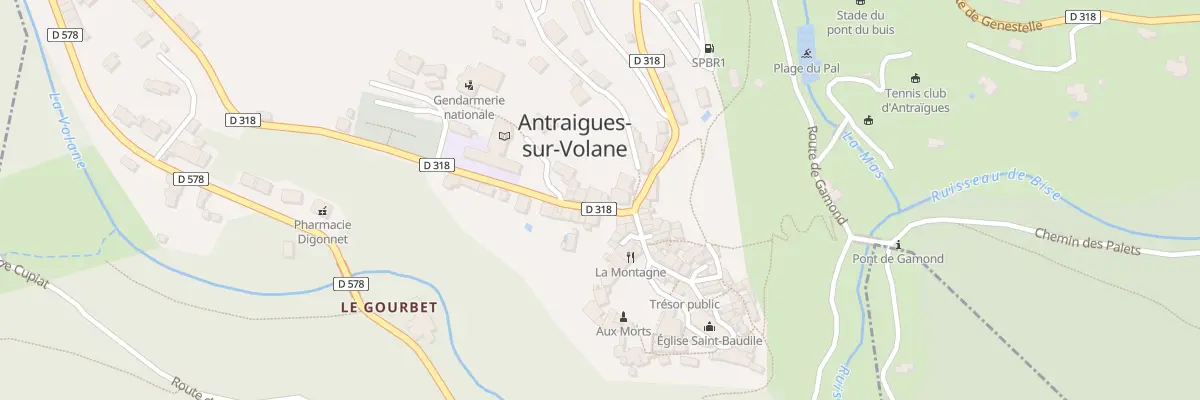 Plan du 5204 Le Village Antraigues à Vallées-d’Antraigues-Asperjoc