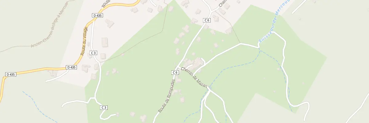 Plan du 5057 Louchon à Mercuer
