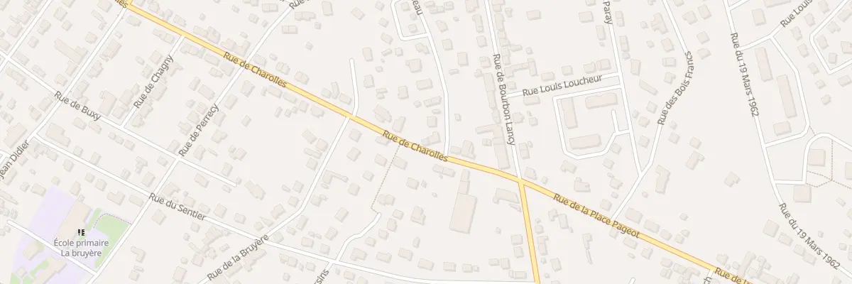 Plan du 67 Rue de Charolles à Montceau-les-Mines