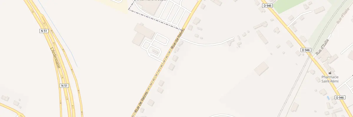 Plan du 37B Rue de Reims à Sault-lès-Rethel