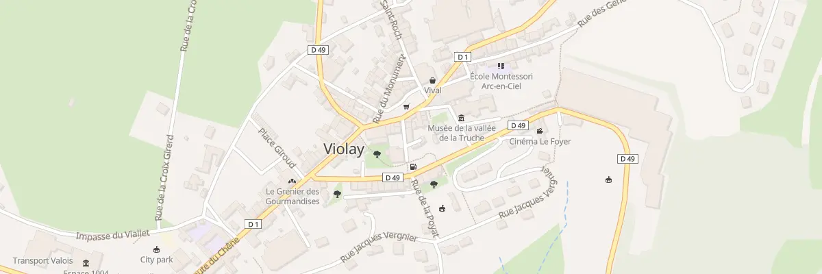Plan du 5068 Le Bourg Sud à Violay