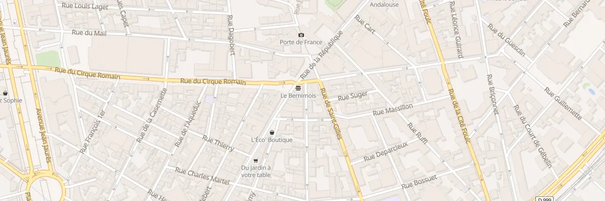 Plan du 4 Rue de Générac à Nîmes
