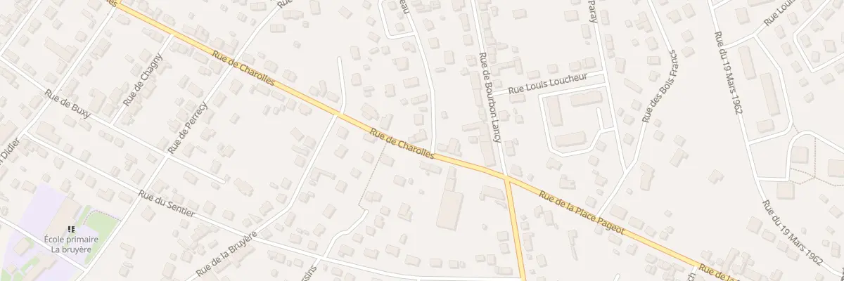 Plan du 69 Rue de Charolles à Montceau-les-Mines