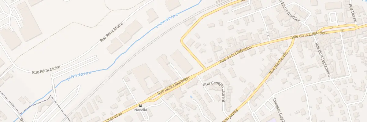 Plan du 1 Av de la Gare à La Ricamarie