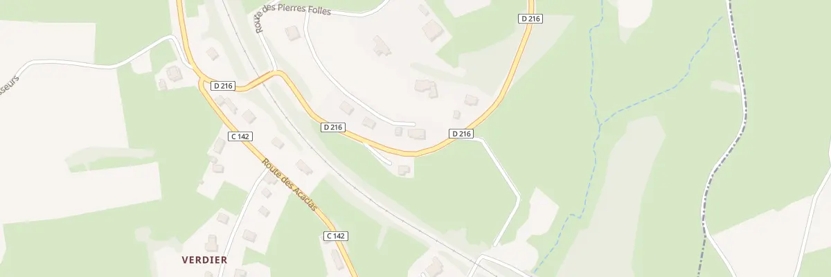 Plan du 146 Rte des Pierres Folles à Chauffailles