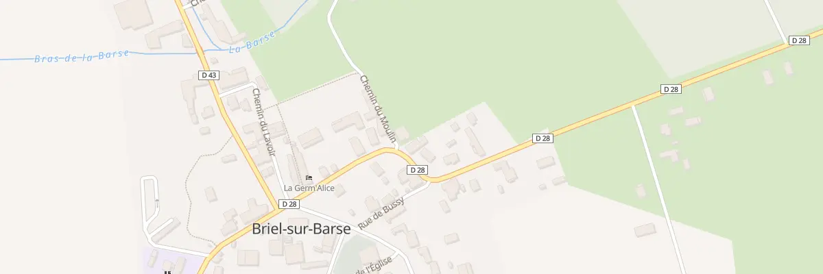 Plan du 11 Rte de Villy En Trodes à Briel-sur-Barse