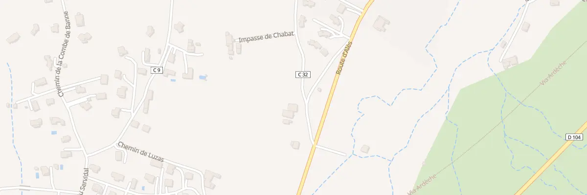 Plan du 340 Che de l’Ancien Lavoir à Lachapelle-sous-Aubenas