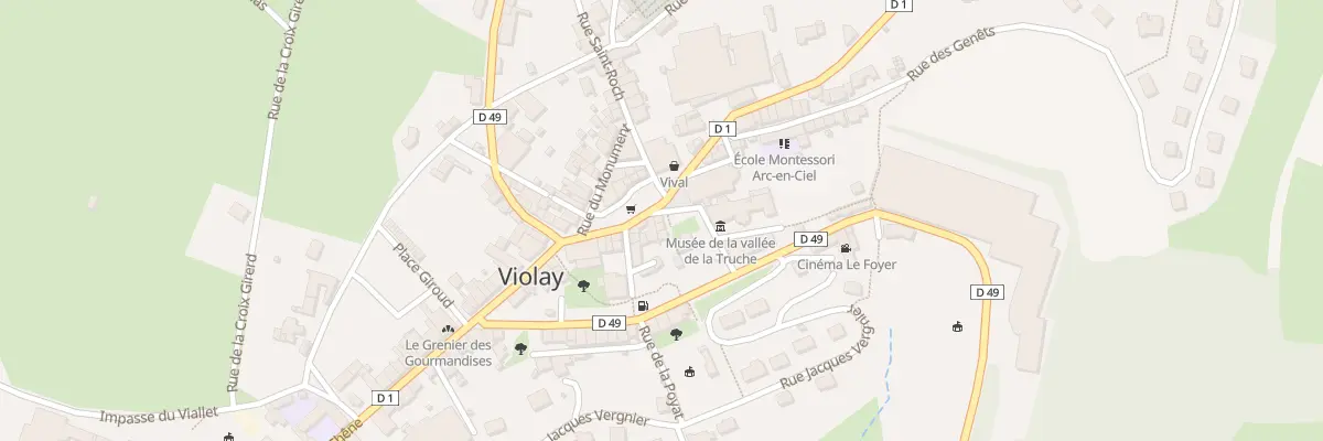 Plan du 5074 Le Bourg Sud à Violay