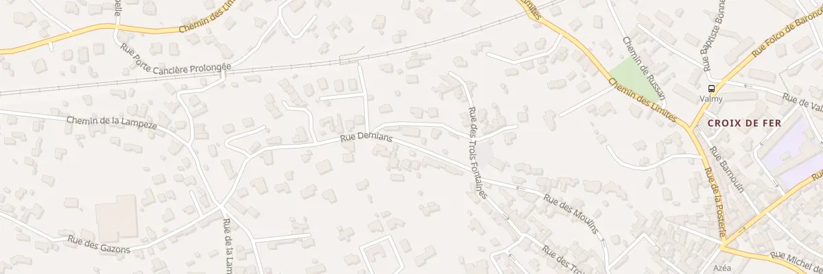 Plan du 2 Rue Demians à Nîmes