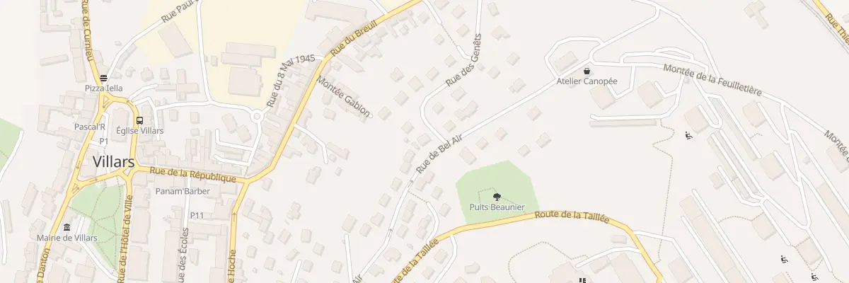 Plan du 16 Rue des Genêts à Villars